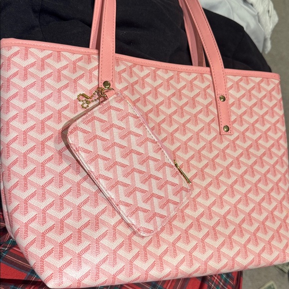 Pink Patterned Tote Bag - Picture 4 of 4